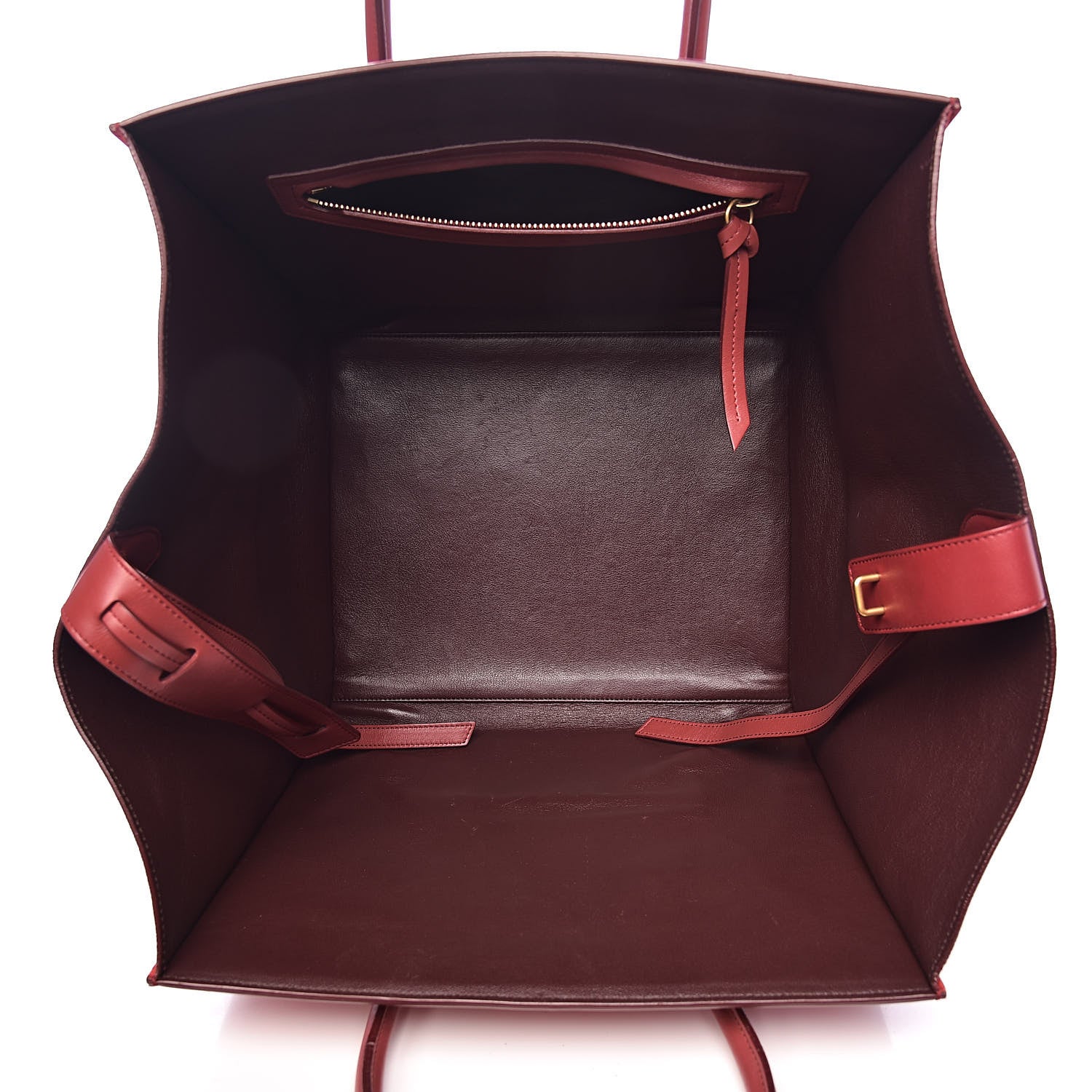 Celine Nubuck Medium Phantom Luggage Red 5 of 20