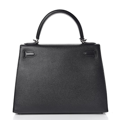 Hermes Epsom Kelly Sellier 28 Black 4 of 36