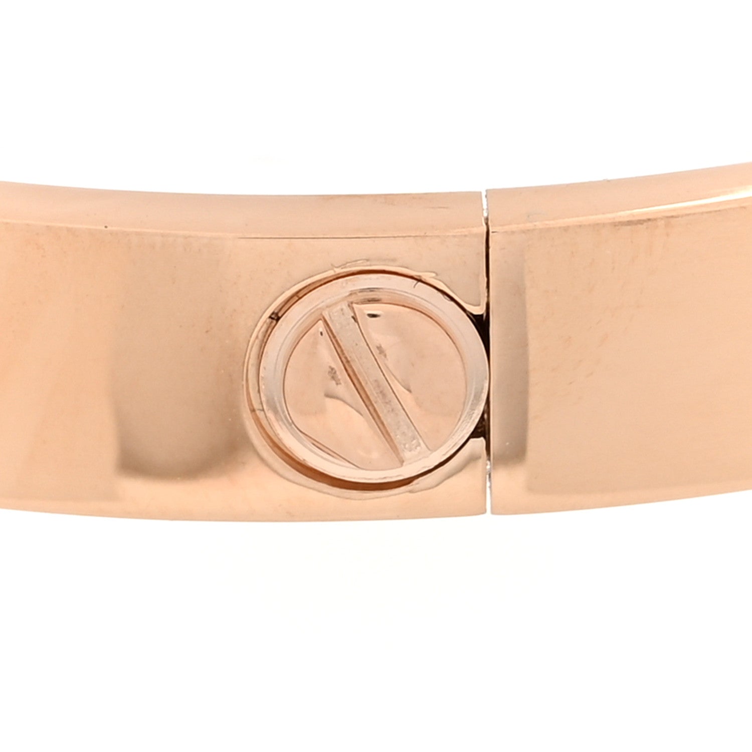 Cartier 18K Pink Gold 4 Diamond LOVE Bracelet 17 6 of 6