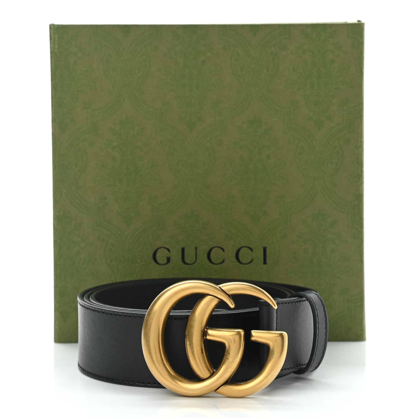 Calfskin Double G 40mm Belt 100 40 Black