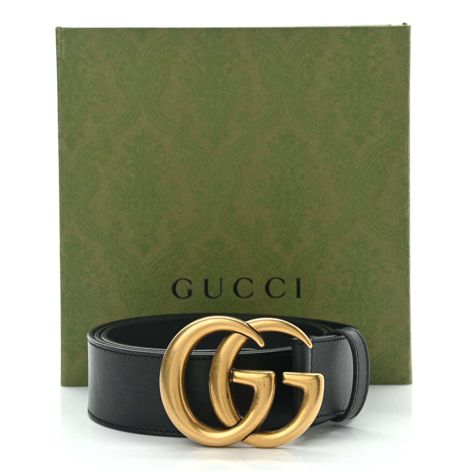 Gucci Calfskin Double G 40mm Belt 100 40 Black 4 of 4