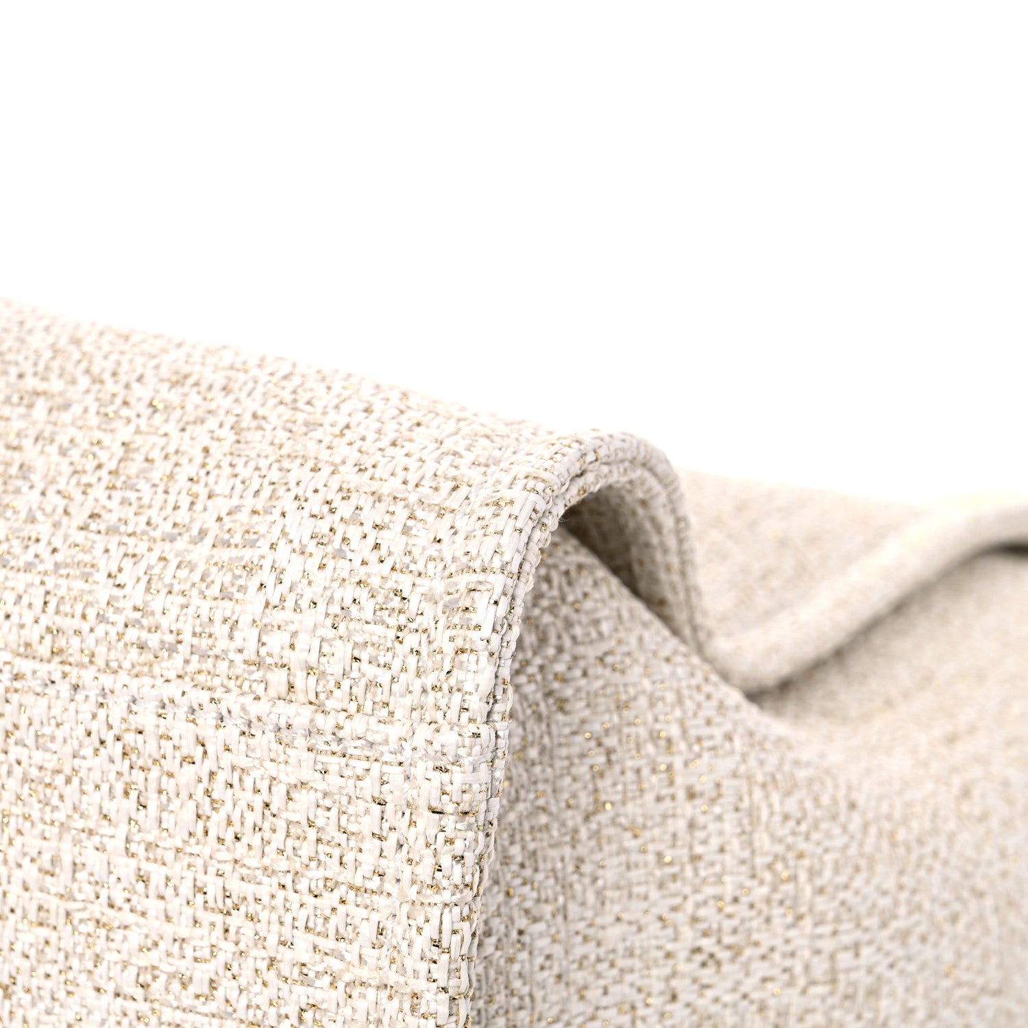Chanel Lurex Boucle Large Deauville Tote White 10 of 14