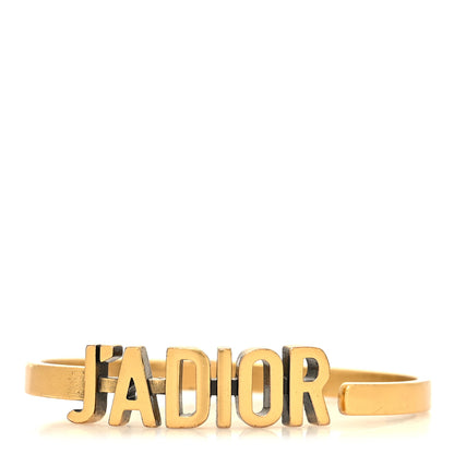 Christian Dior Metal J'Adior Bracelet Cuff Gold 1 of 4