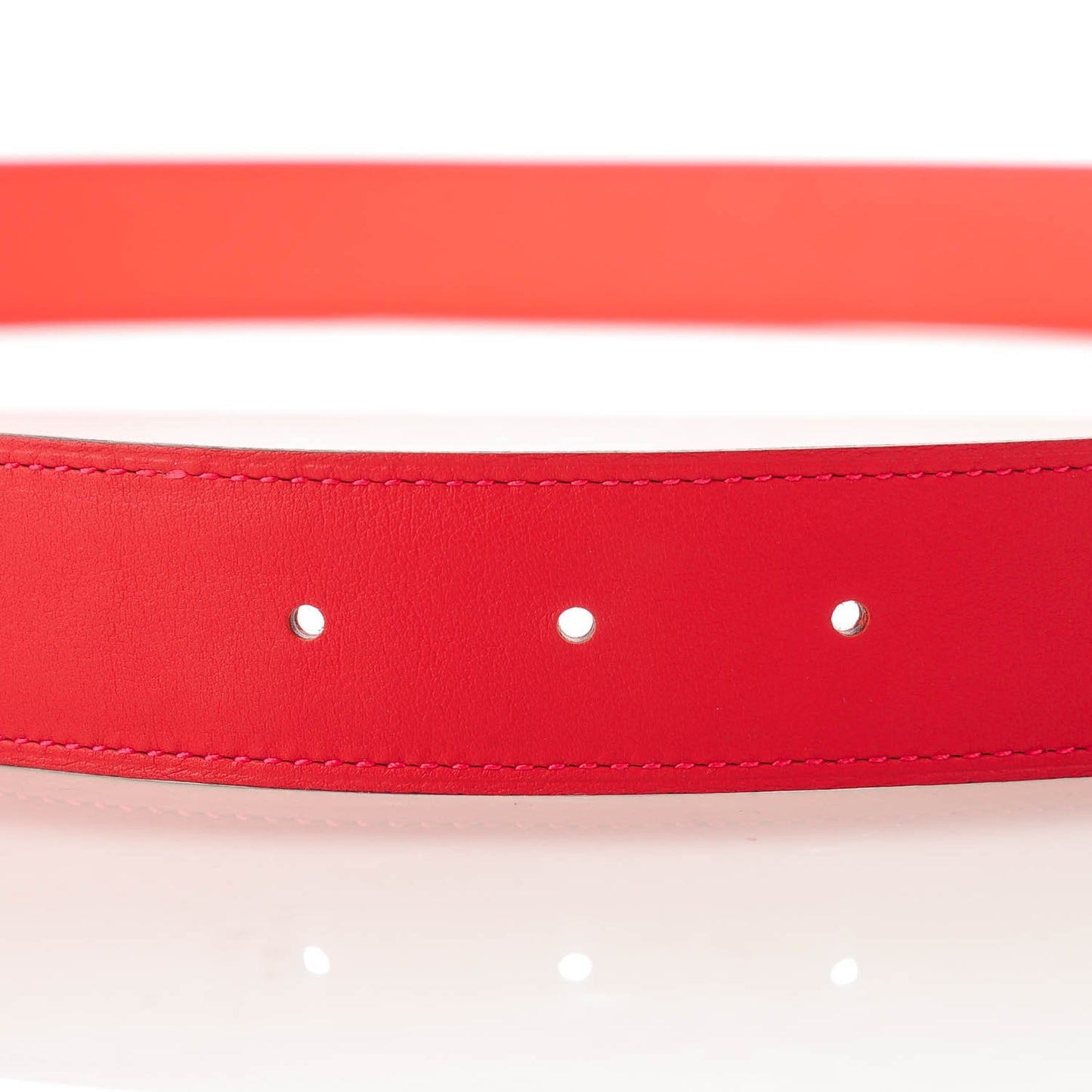Swift Epsom 32mm Belt Strap 85 Vermilion Rose Jaipur