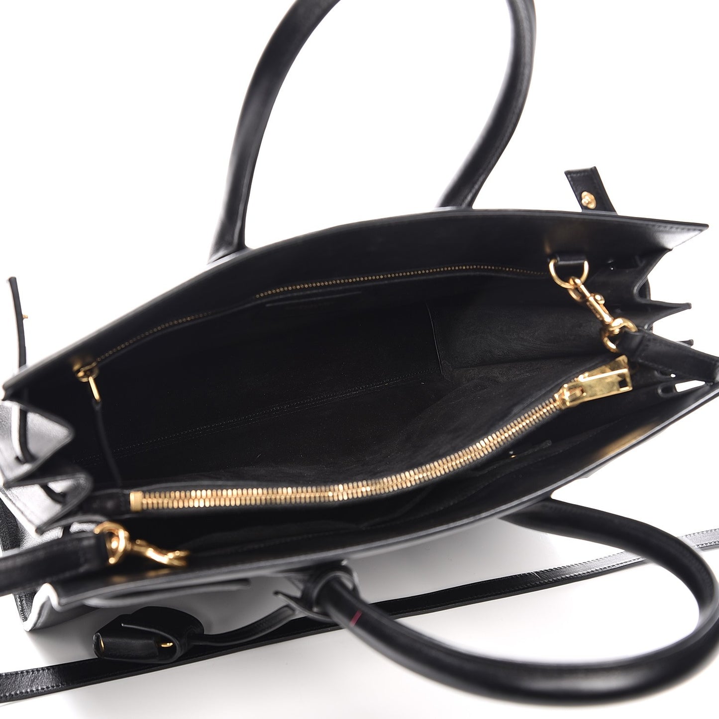 Calfskin Small Sac De Jour Black