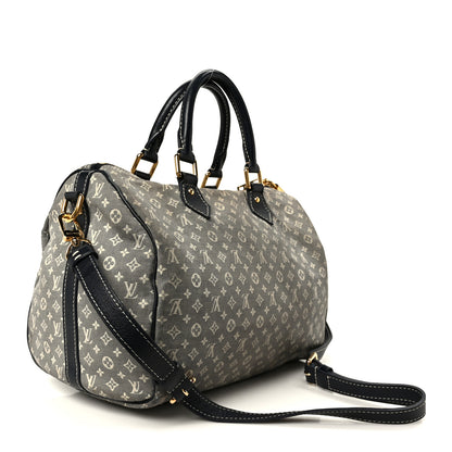 Louis Vuitton Monogram Idylle Speedy Bandouliere 30 Encre 2 of 9