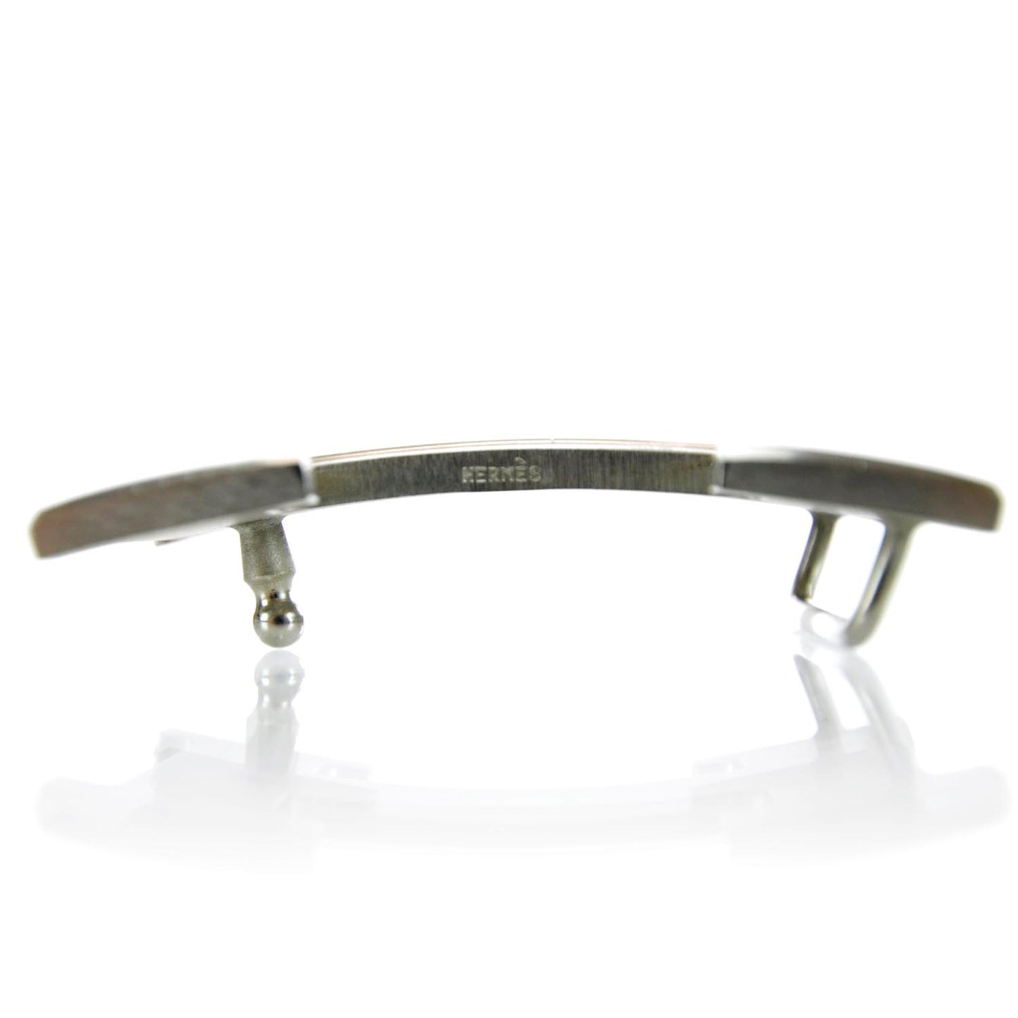 Palladium H Belt Buckle Brushed Silver
