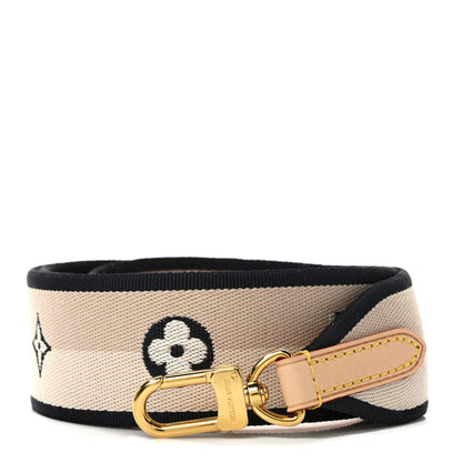 Louis Vuitton Jacquard Speedy Bandouliere 20 Shoulder Strap Black 1 of 3