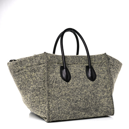 Celine Felt Medium Phantom Luggage Yellow Grey 2 of 13