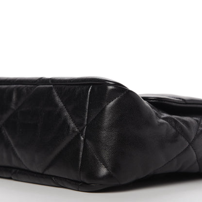 Chanel Lambskin Quilted Large Chanel 19 Flap Black 7 of 11