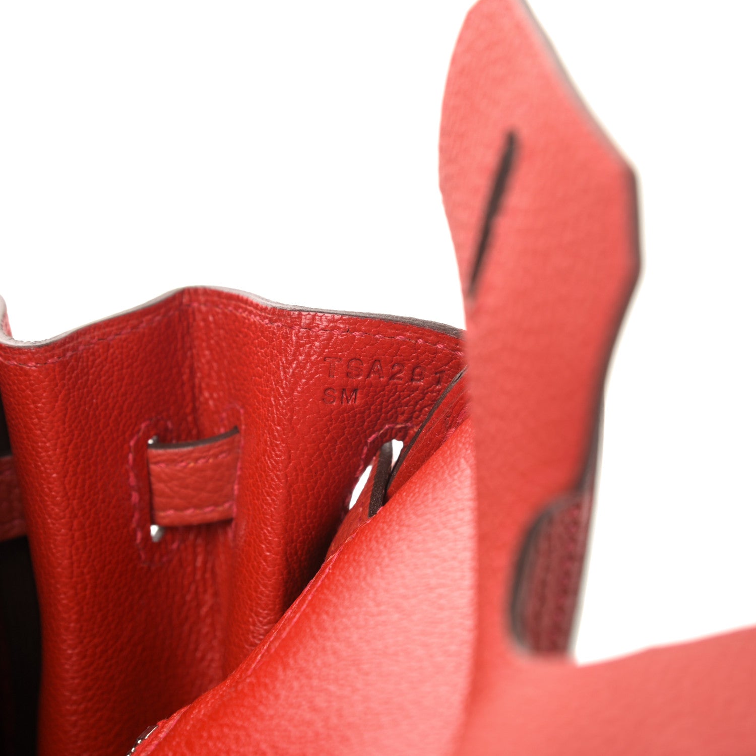 Hermes Togo Birkin 25 Rouge Casaque 8 of 11