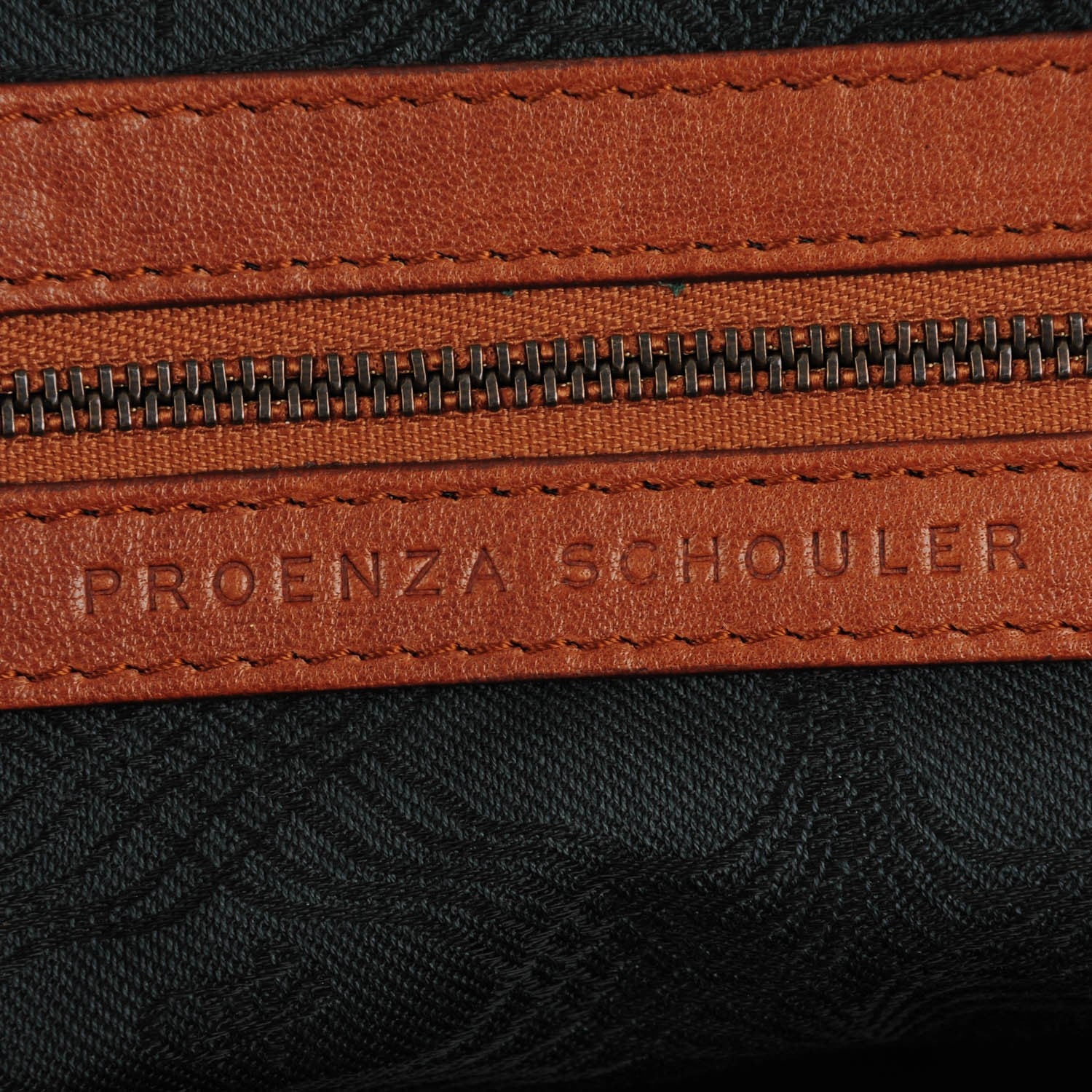 Proenza Schouler Lambskin PS1 Small Keep All Saddle 7 of 7