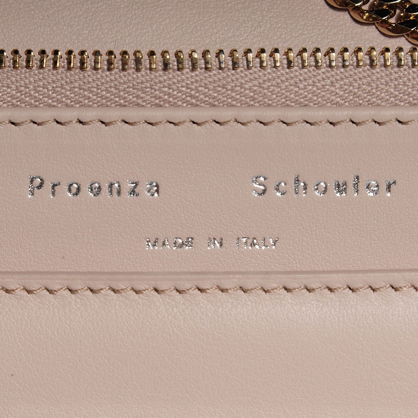 Leather PS11 Chain Wallet Blush