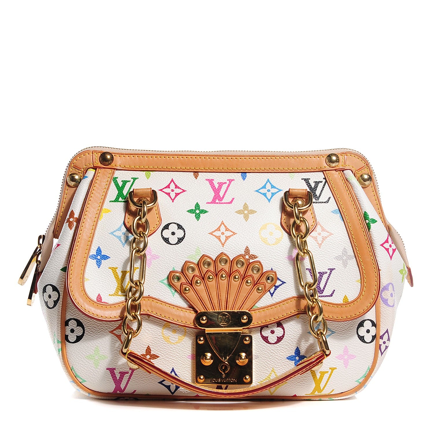 Louis Vuitton Monogram Multicolor Gracie MM White 1 of 7