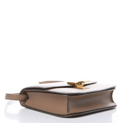 Celine Liege Calfskin Medium Classic Box Flap Bag Taupe 4 of 14
