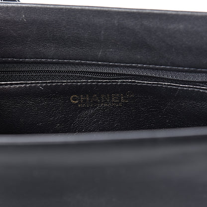 Chanel Calfskin Logo Shoulder Bag Black 6 of 14