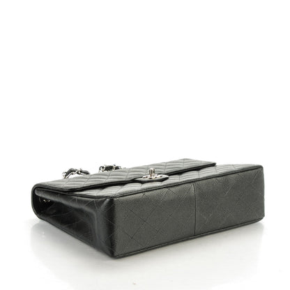 Chanel Caviar Jumbo Single Flap Black 4 of 7