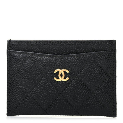 Chanel Caviar Quilted Card Holder Black 1 of 7
