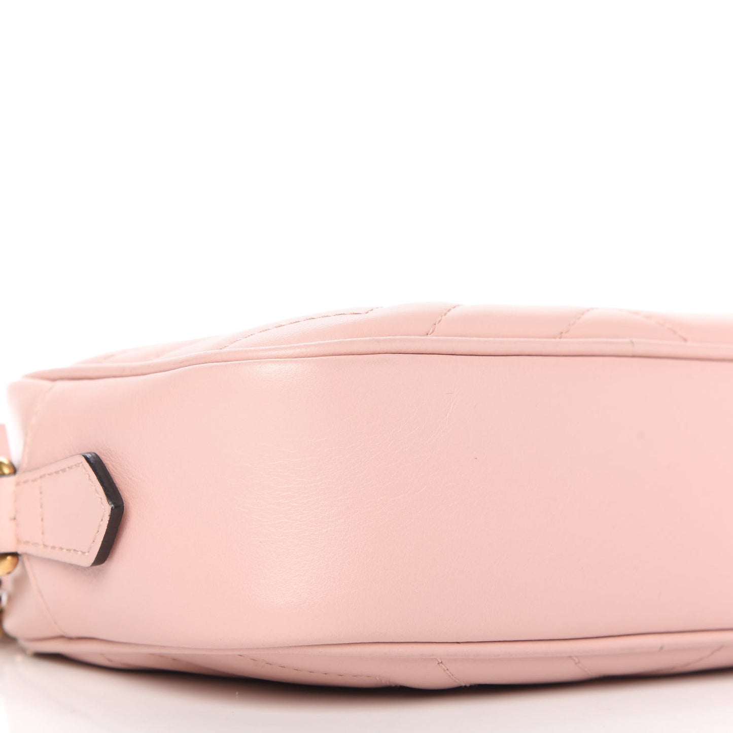 Calfskin Matelasse Mini GG Marmont Chain Shoulder Bag Perfect Pink
