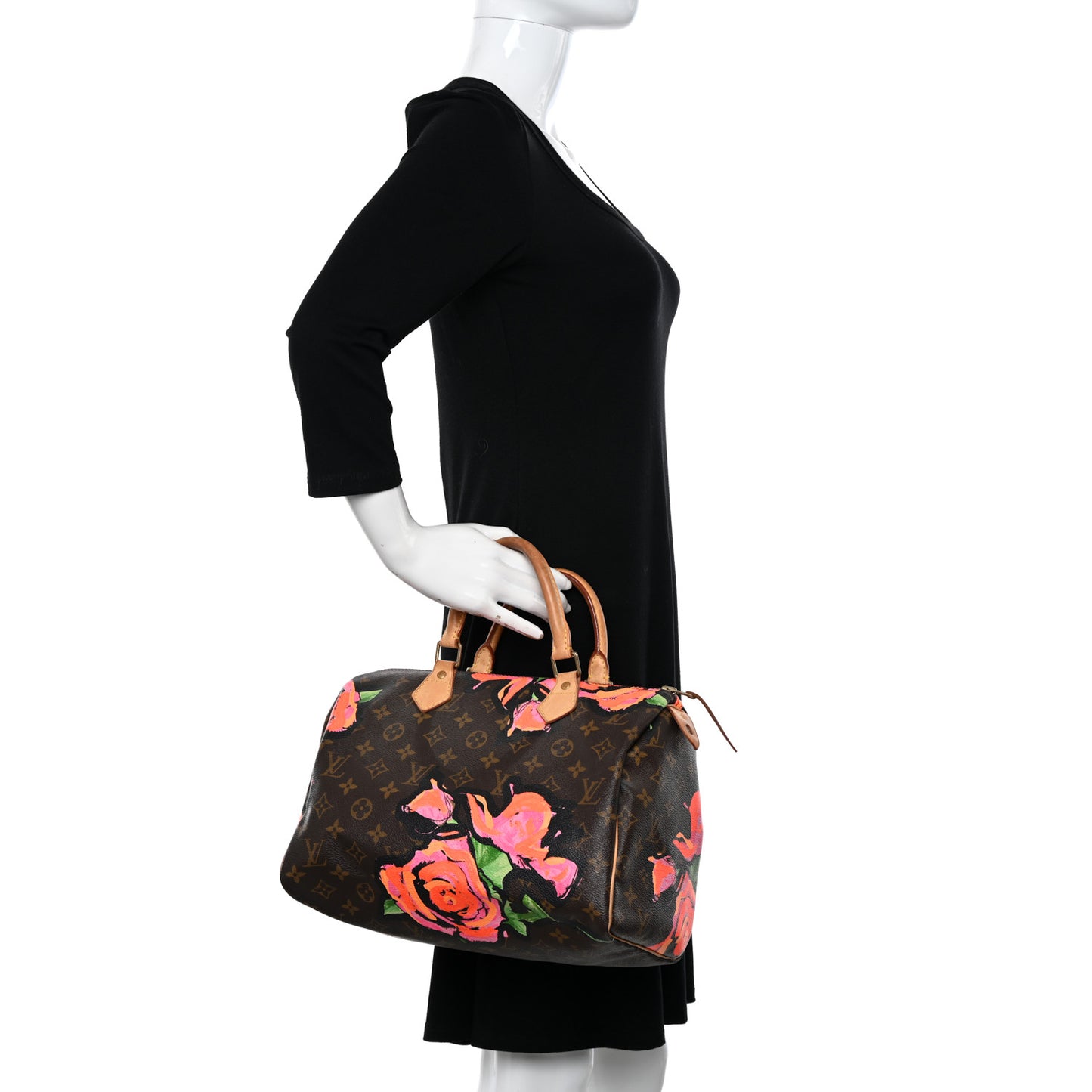 Monogram Roses Speedy 30