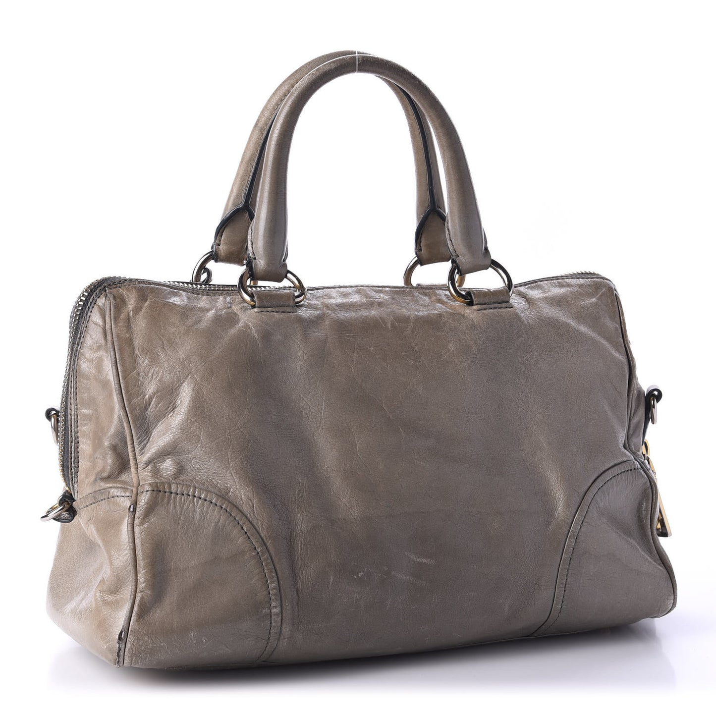 Vitello Shine Bauletto Argilla