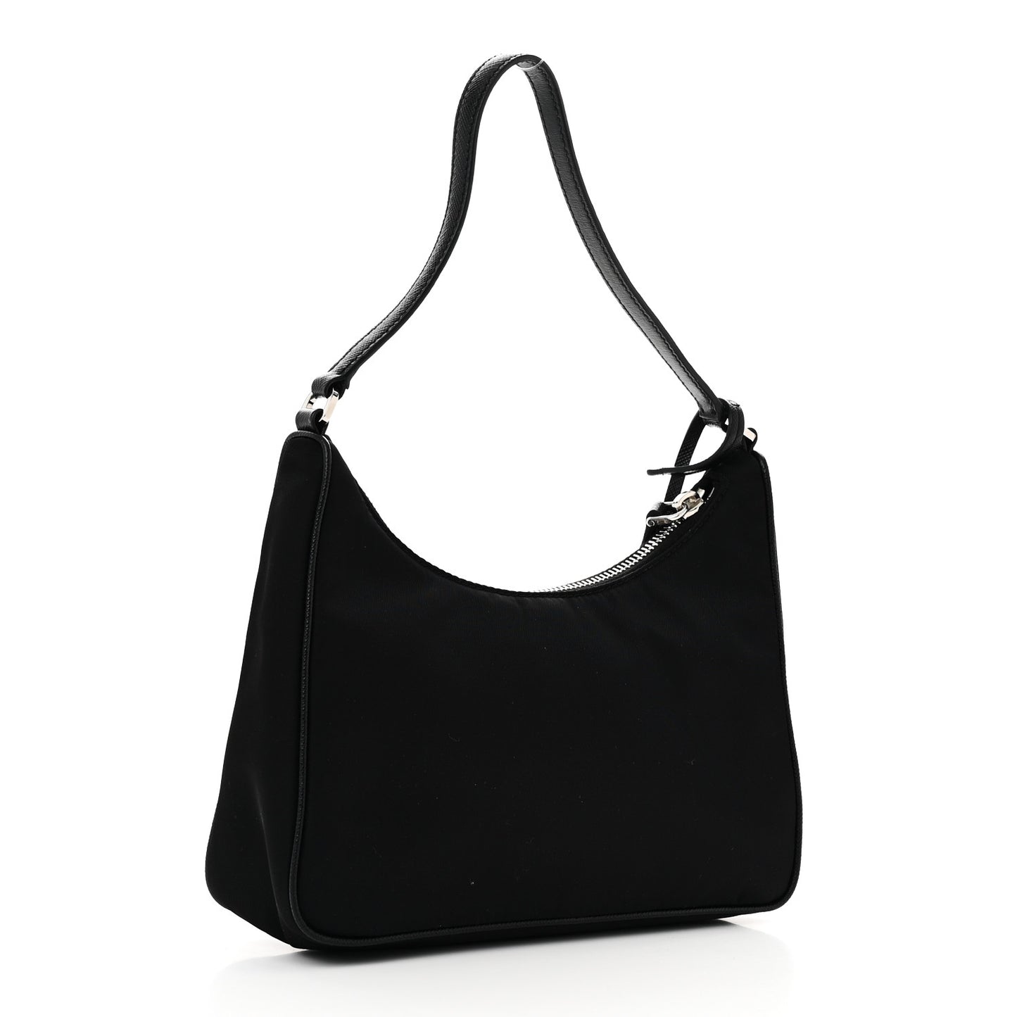 Tessuto Nylon Saffiano Mini Re-Edition 2005 Bag Black
