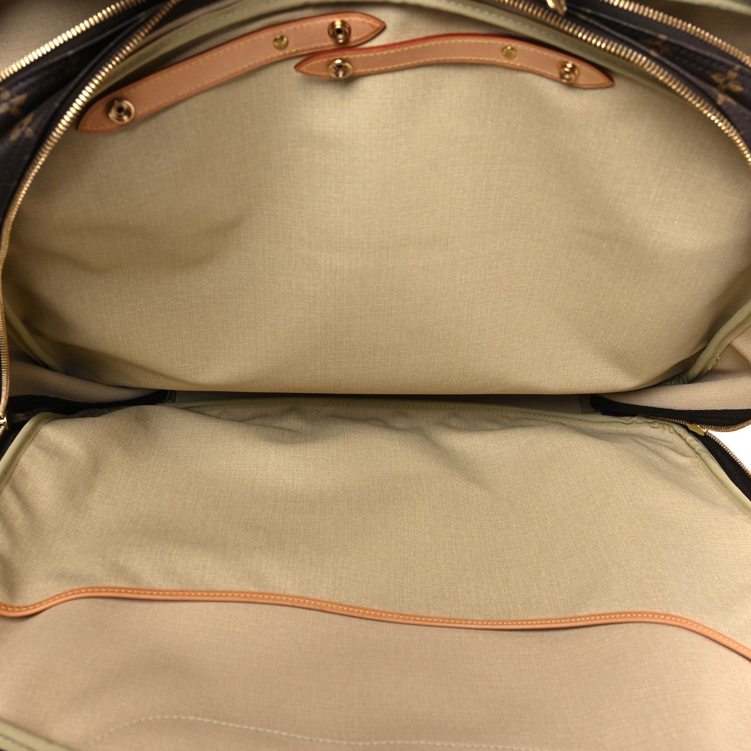 Louis Vuitton Monogram Alize 2 Compartment Luggage Travel Bag 5 of 11