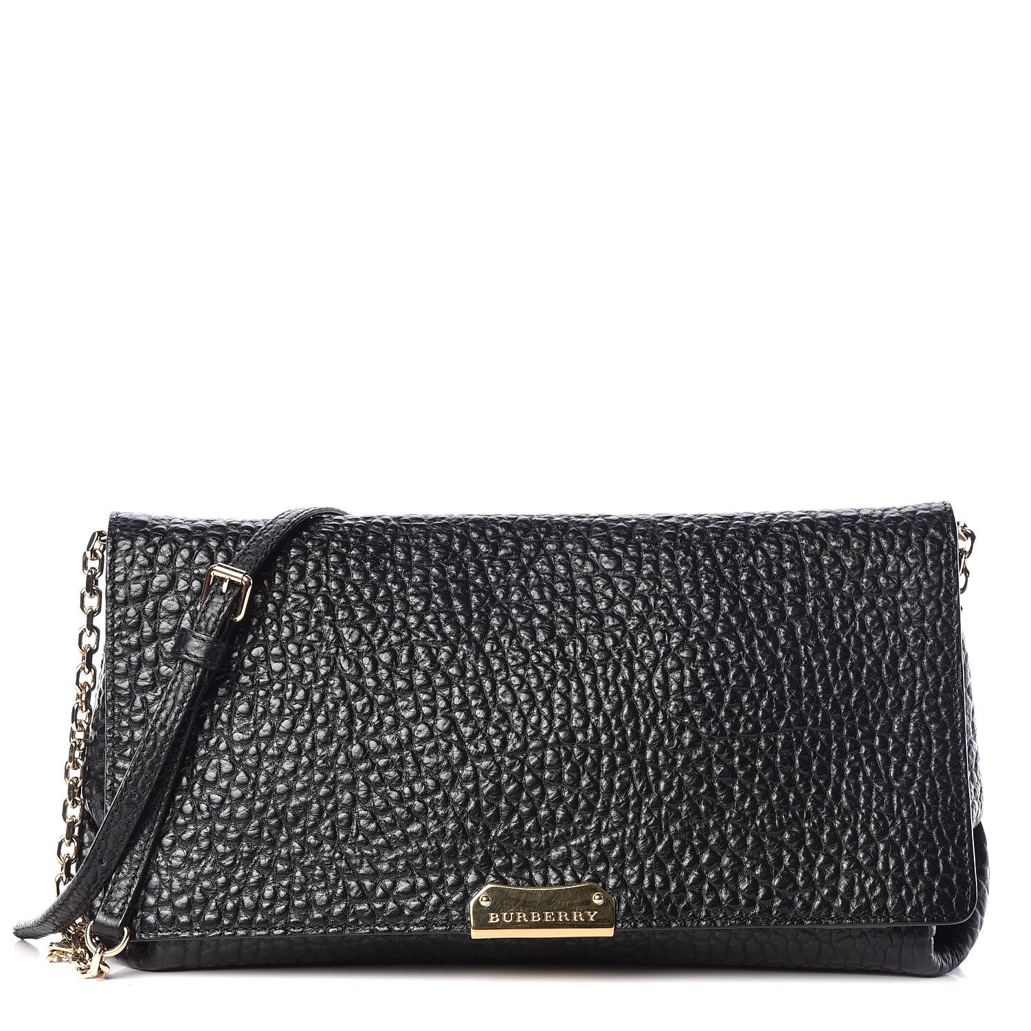 Burberry Signature Grain Medium Mildenhall Crossbody Bag Black 1 of 10
