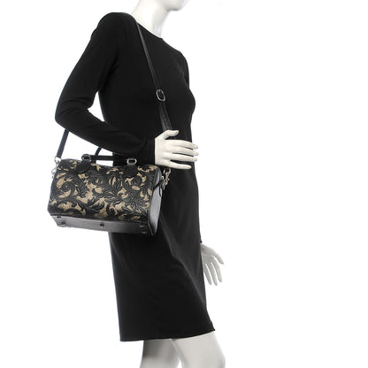 Gucci GG Supreme Monogram Arabesque Small Boston Black 2 of 8