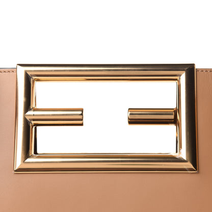 Fendi Vitello King Medium Fendi Way Tote Miele Scuro 8 of 12