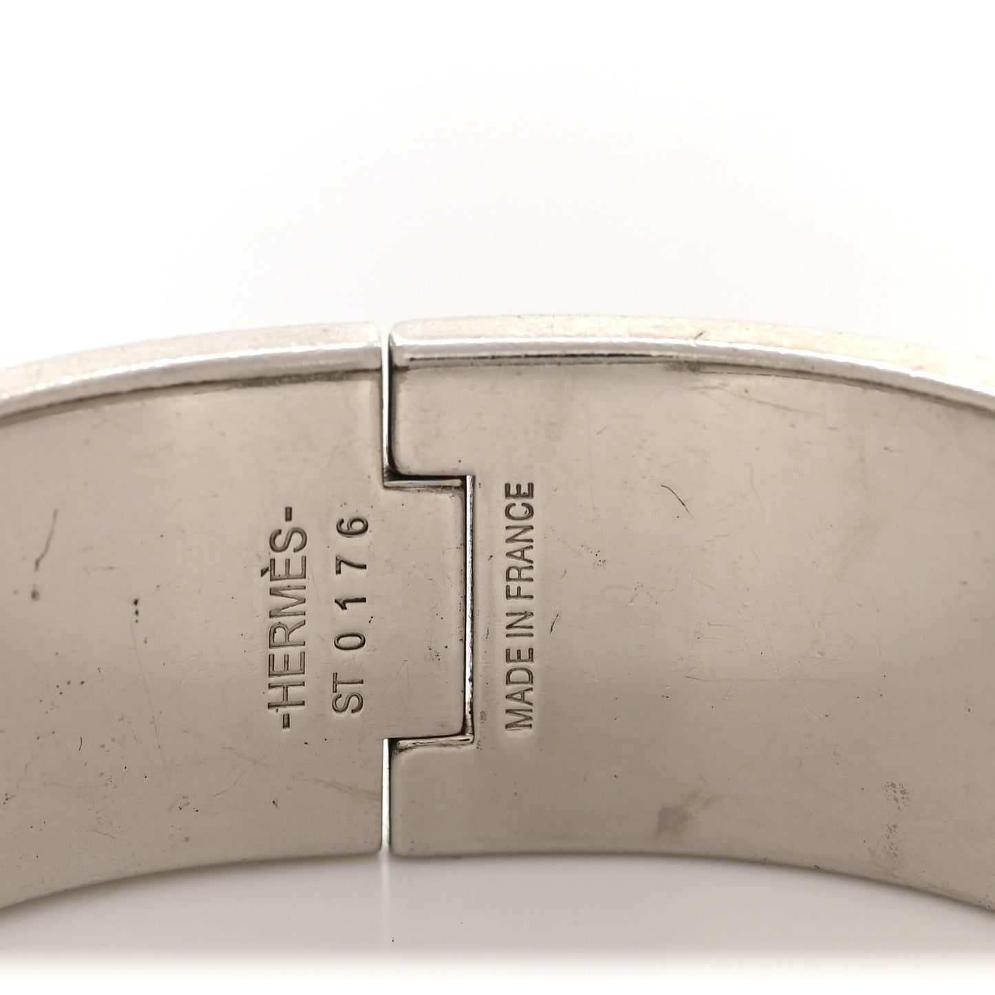 Enamel Wide Clic Clac H Bracelet PM Black