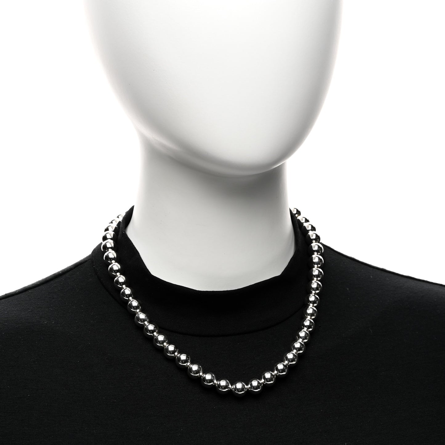 Sterling Silver 10mm Hardwear Ball Necklace