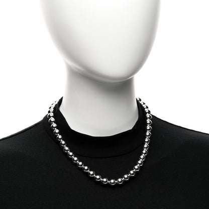 Tiffany Sterling Silver 10mm Hardwear Ball Necklace 2 of 4
