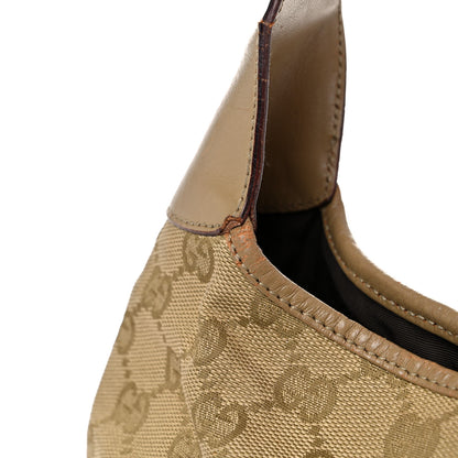Gucci Monogram Web Jackie O Hobo Beige 18 of 23