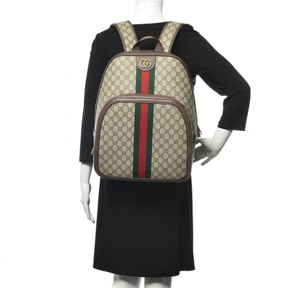 Gucci GG Supreme Monogram Medium Ophidia Day Backpack Brown 2 of 11