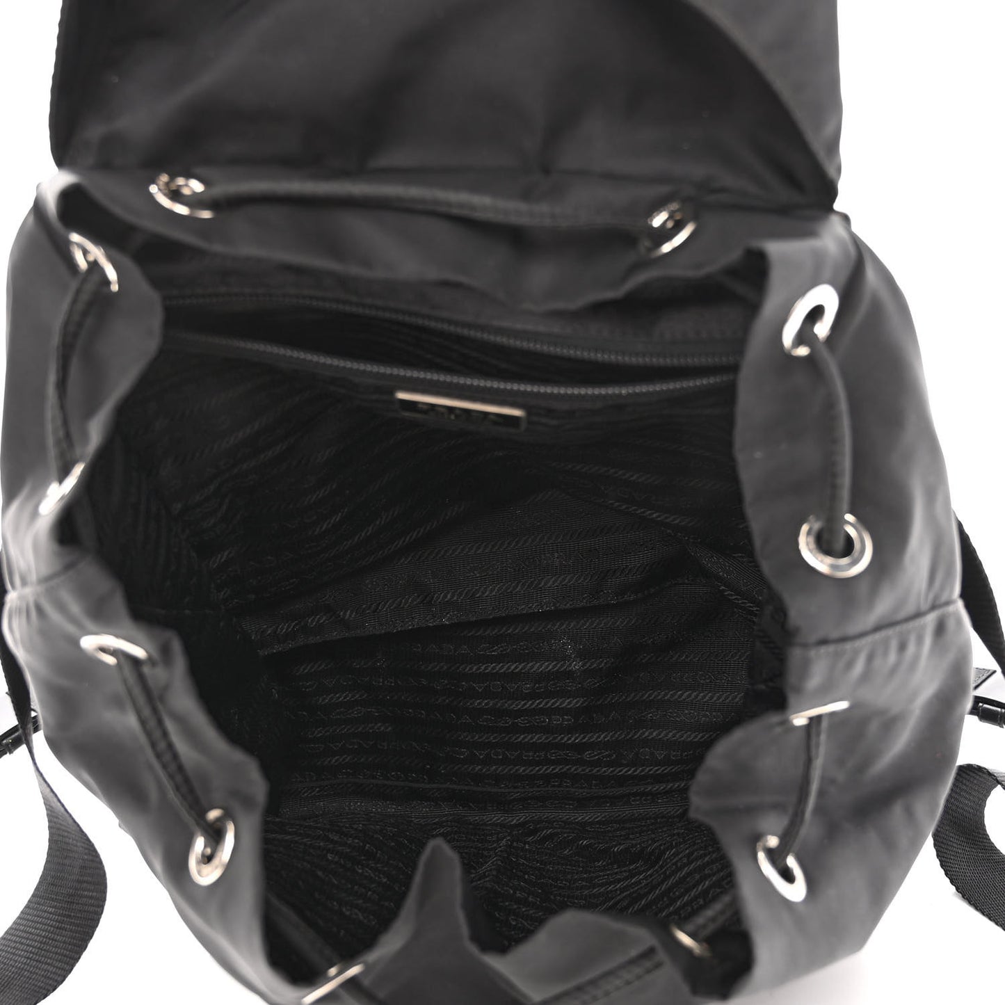 Tessuto Nylon Vitello Backpack Black