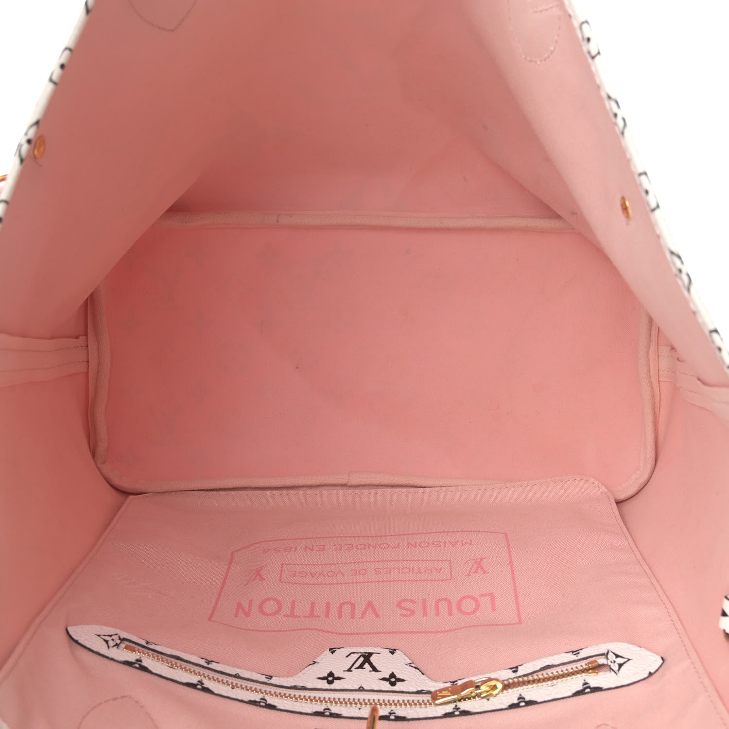 Louis Vuitton Monogram Giant Neverfull MM Rouge 5 of 13