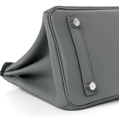 Hermes Togo Birkin 25 Vert Amande 8 of 11