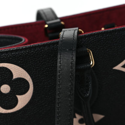 Louis Vuitton Empreinte Monogram Giant Onthego MM Black Beige 10 of 10