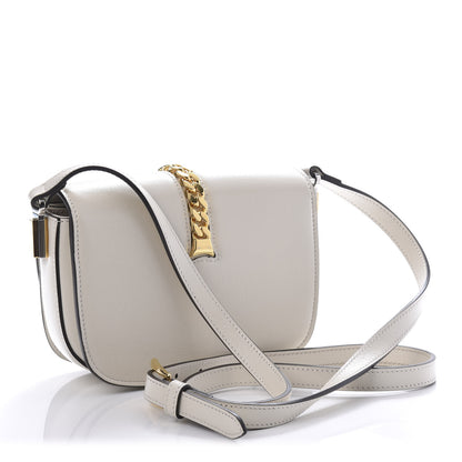 Gucci Azalea Calfskin Mini Sylvie 1969 Flap Messenger Bag Mystic White 3 of 10