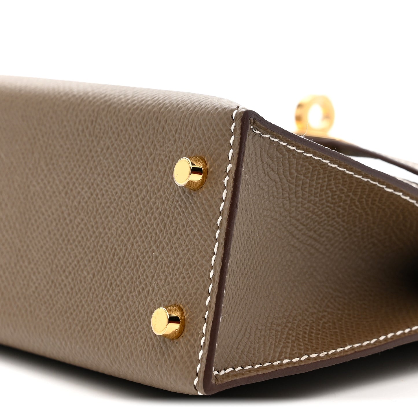 Epsom Mini Kelly Sellier 20 Etoupe