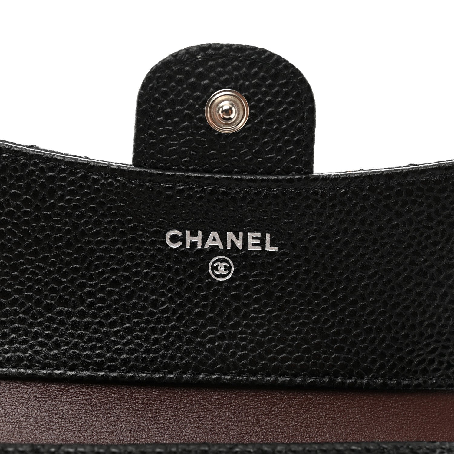 Chanel Caviar Quilted Compact Flap Wallet Black 6 of 9