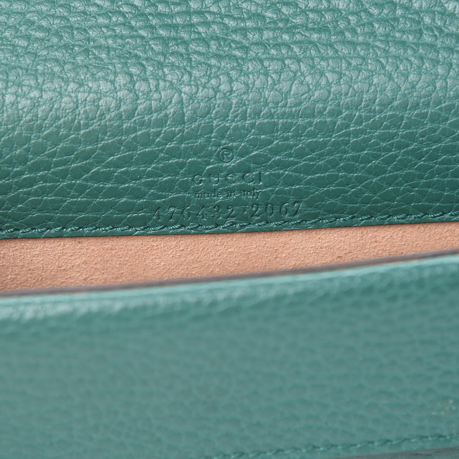 Gucci Calfskin Super Mini Dionysus Shoulder Bag Emerald 6 of 9