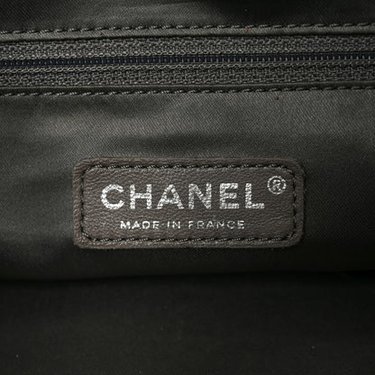 Chanel Distressed Lambskin Lady Braid Bowler Grey 6 of 10