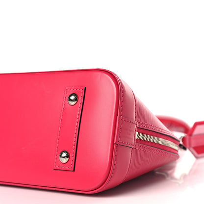 Louis Vuitton Epi Jacquard Alma BB Rose Pondicherry 8 of 10