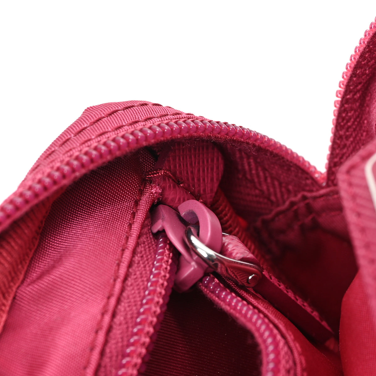 Tessuto Nylon Vela Cosmetic Pouch Ibisco