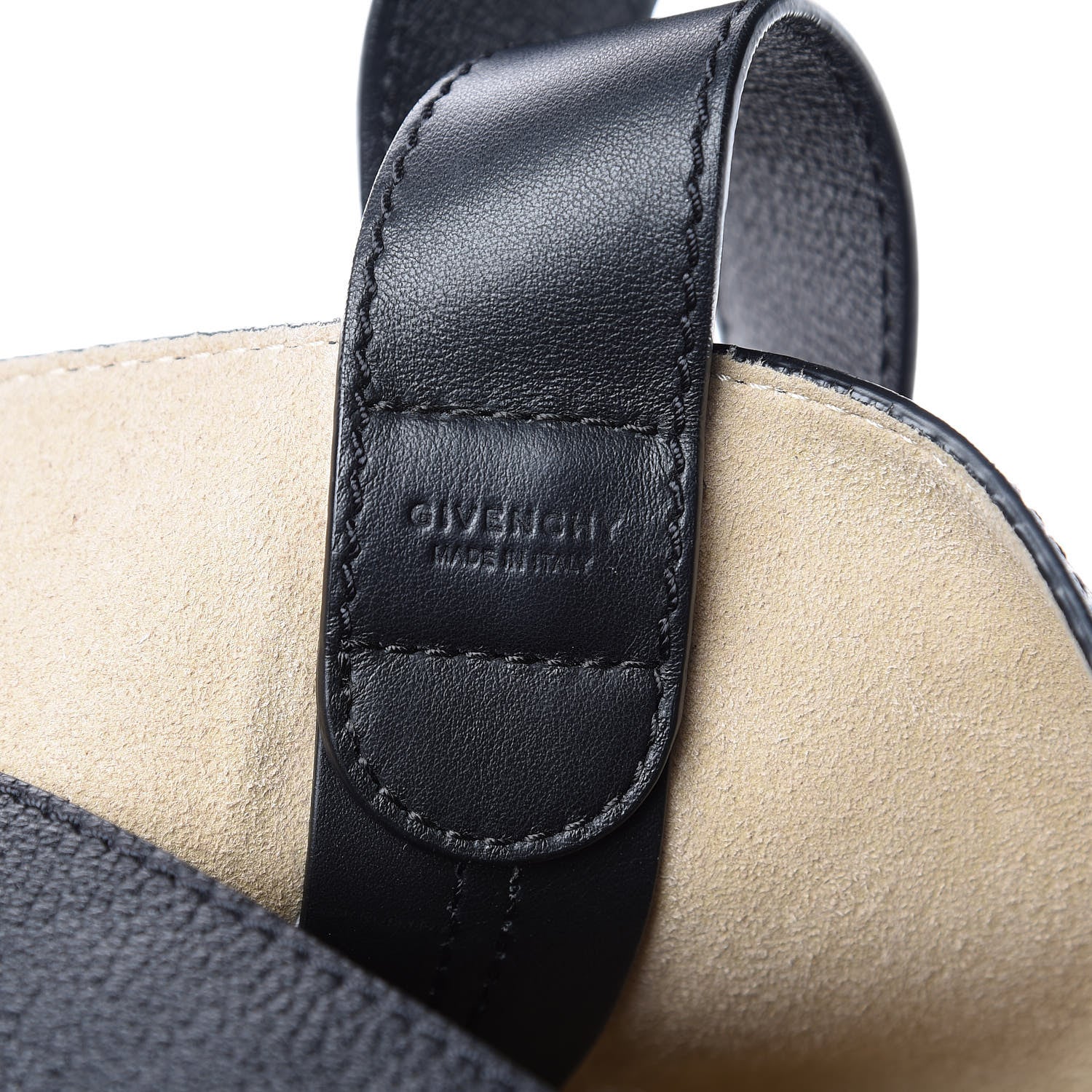 Givenchy Grained Calfskin GV Bucket Bag Black 5 of 11