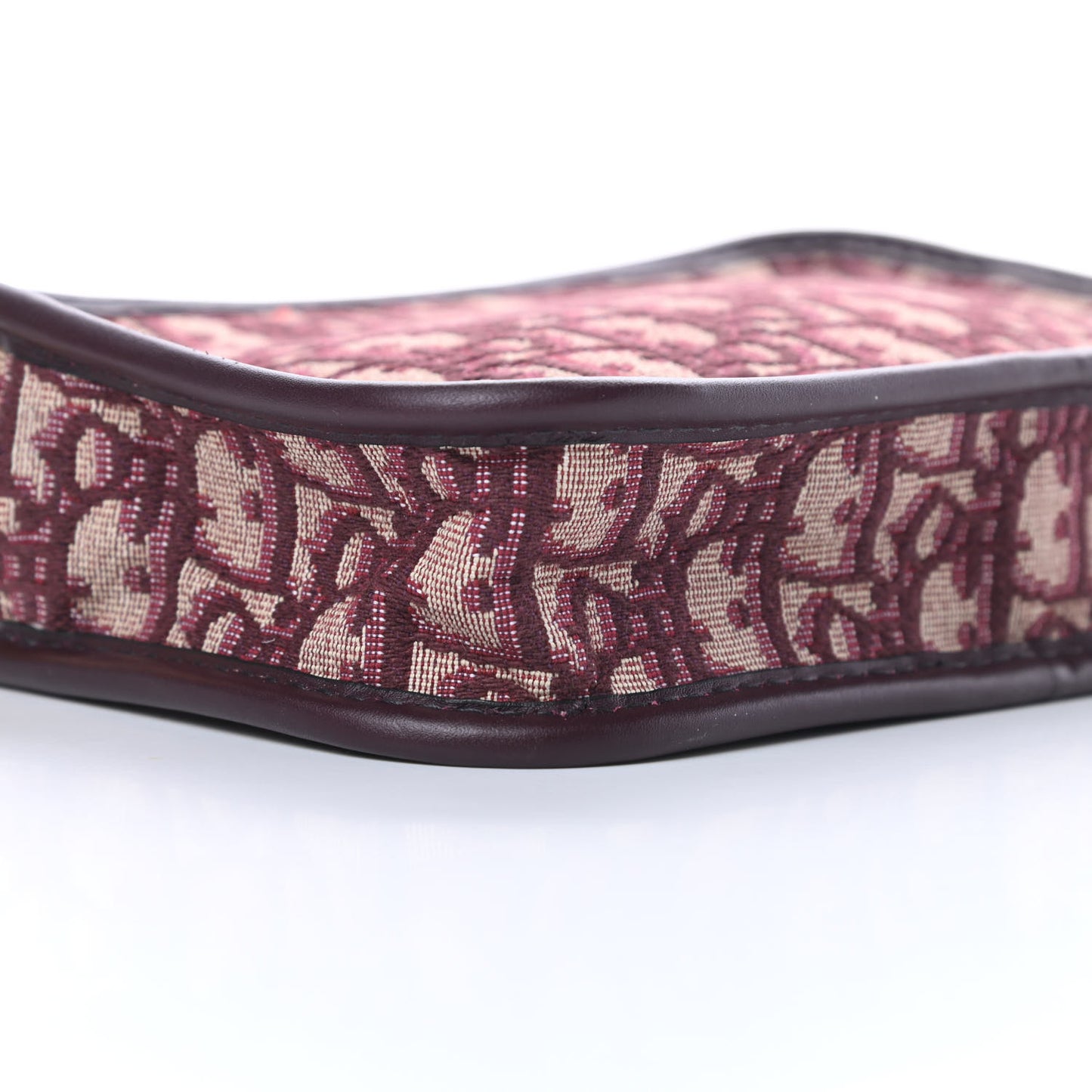 Oblique Diorquake Clutch Burgundy