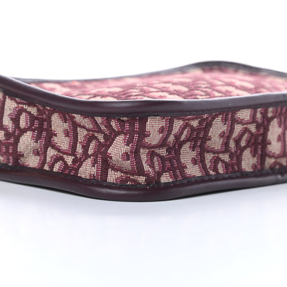 Christian Dior Oblique Diorquake Clutch Burgundy 8 of 9