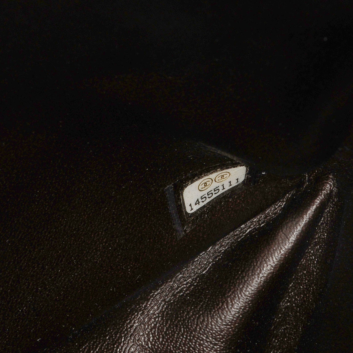 Metallic Patent 2.55 Reissue 227 Flap Dark Brown
